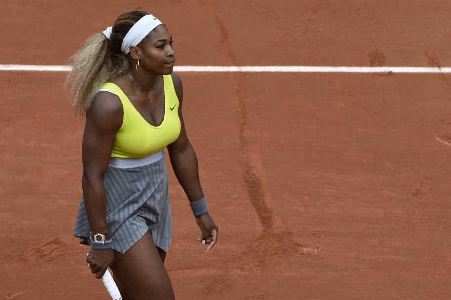 La delusione di Serena. Afp